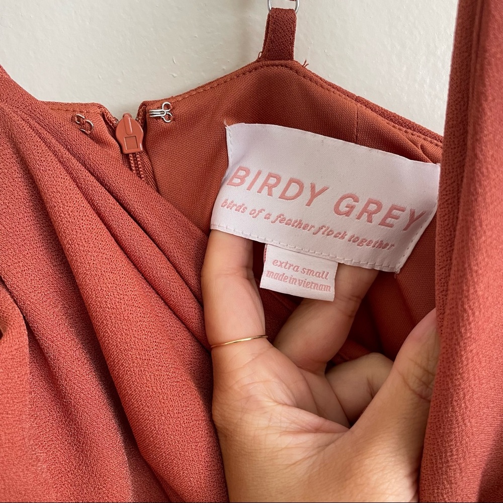 Birdy grey terracotta cowl neck dress - Picture 4 of 5